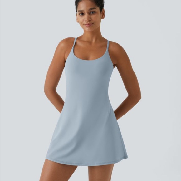 NWT HALARA Plush Backless Active Dress size L - Picture 2 of 7